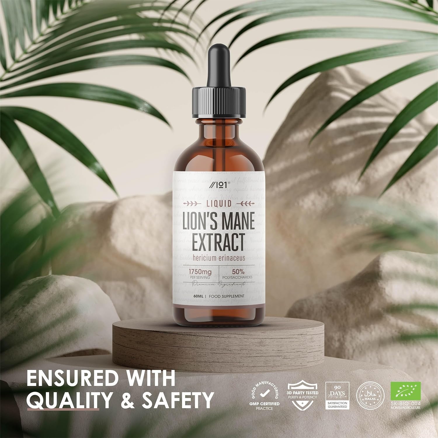 Lions Mane Drops - High Strength 50% Polysaccharide