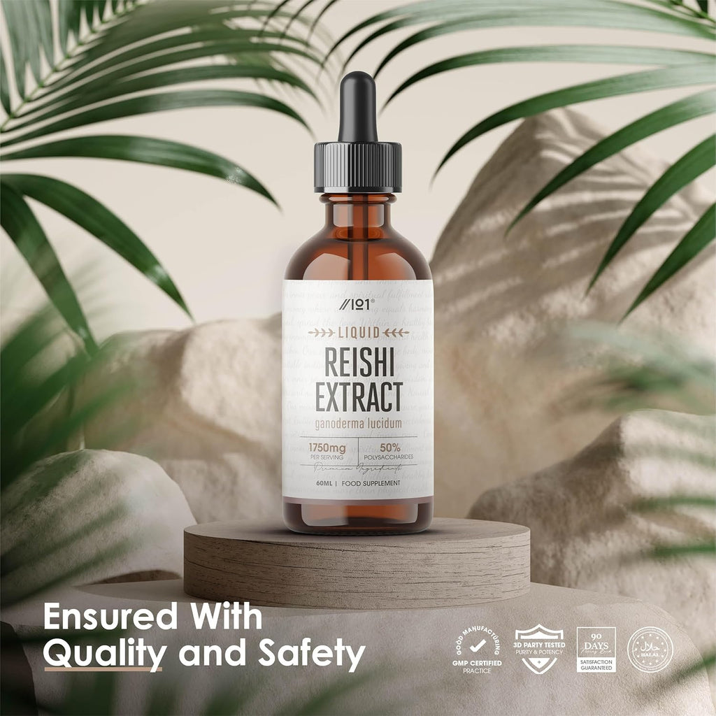 Reishi Mushroom Drops - High Strength 50% Polysaccharide