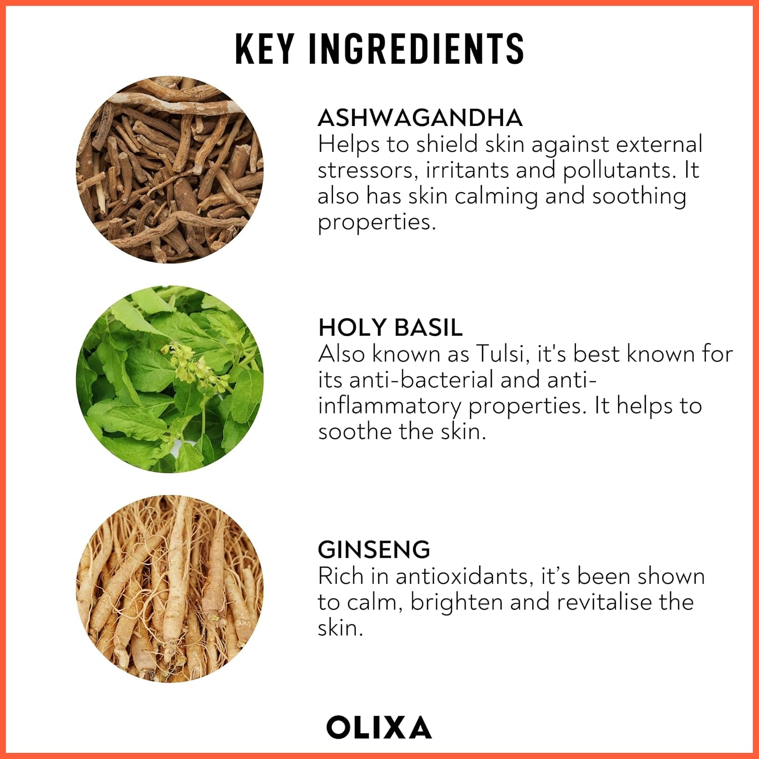 Olixa Beauty - Mushroom Facial Mist - Skin Protecting - with Reishi Mushroom, Shiitake Mushroom, Holy Basil, Ashwaghandha, Ginseng - Adaptogen - Face Mist Spray - 50Ml