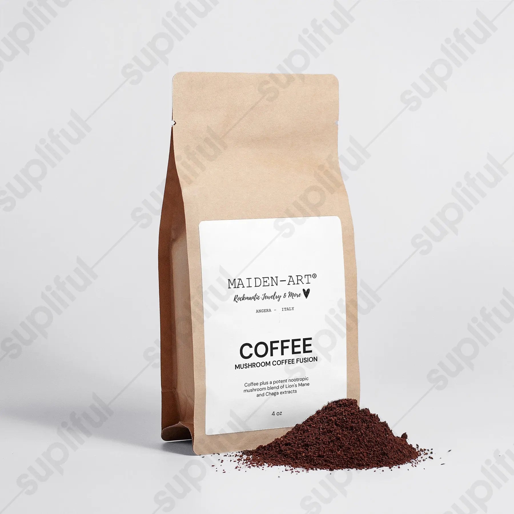 Mushroom Coffee Fusion - Lion’S Mane & Chaga 4Oz