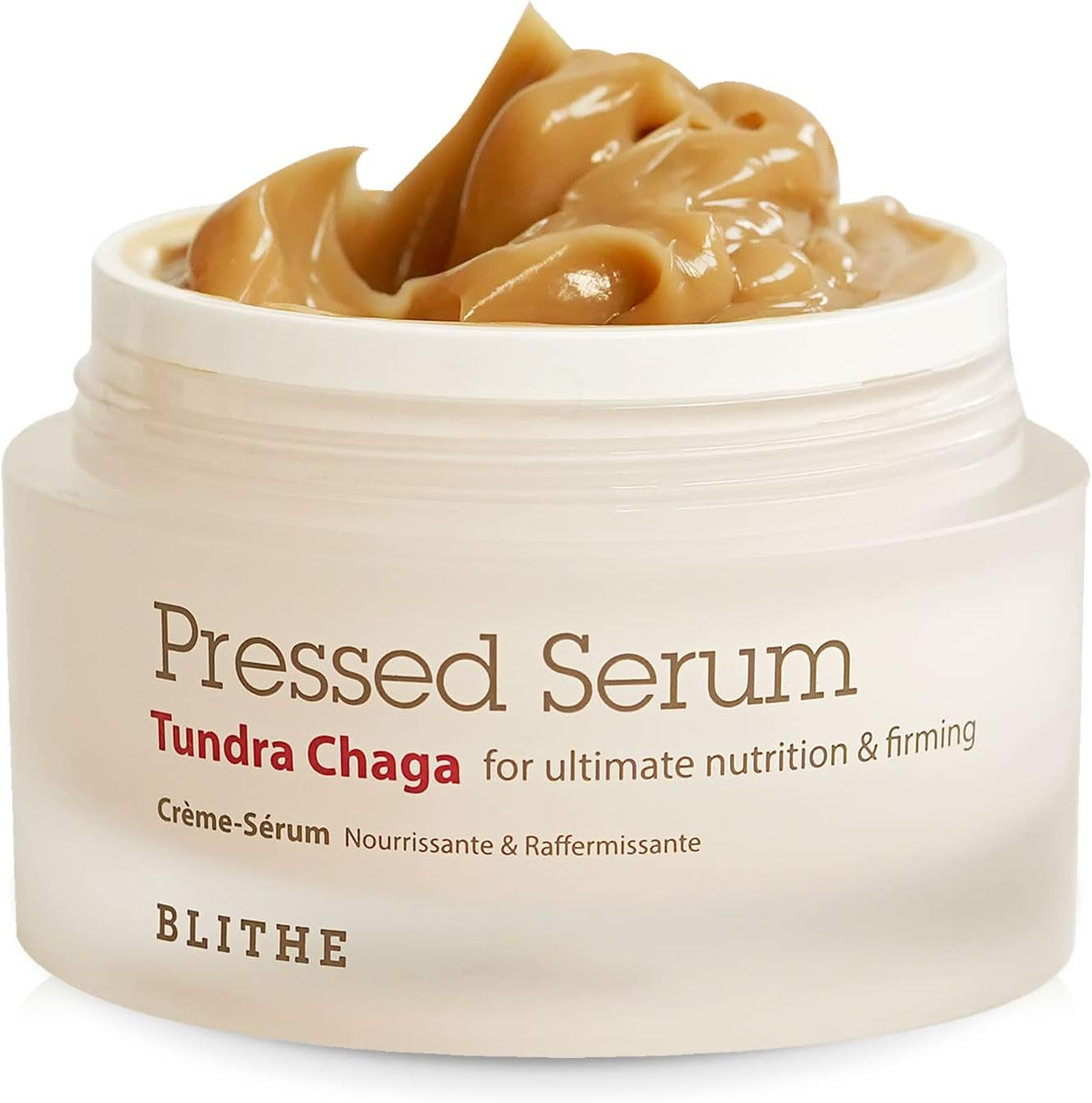 Pressed Serum Tundra Chaga – Anti-Aging Face Cream, Korean Serum with Chaga Extract for Firm Skin, Intense Hydration, and Nourishing Care (50 Ml)